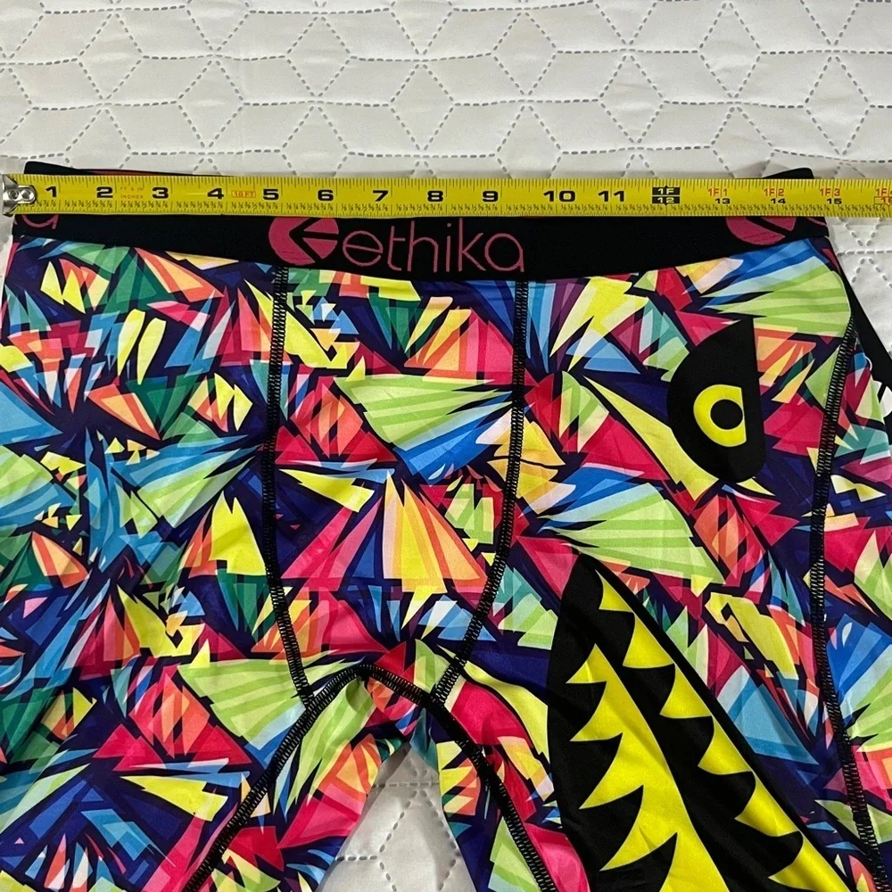 Ethika Men's Crazy Psychedelic Colorful Graphic Boxer Briefs
